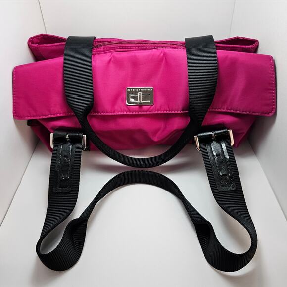 Kenneth Cole Reaction Magenta Pink Nylon Bag - Picture 2 of 16